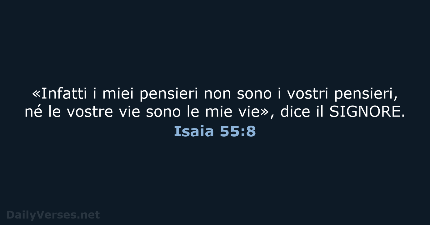 Isaia 55:8 - NR06