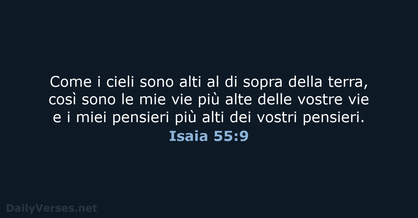 Isaia 55:9 - NR06