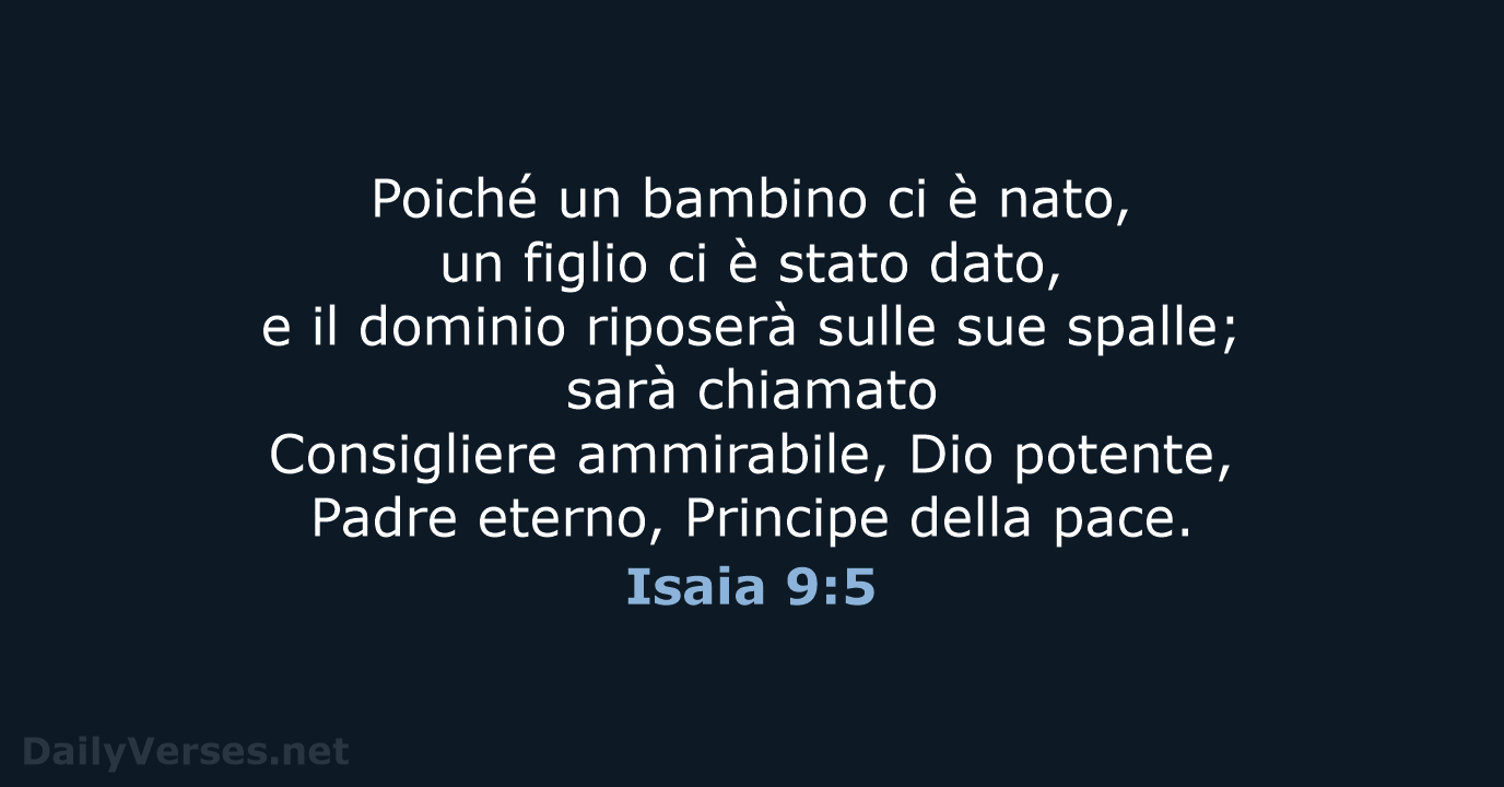 Isaia 9:5 - NR06