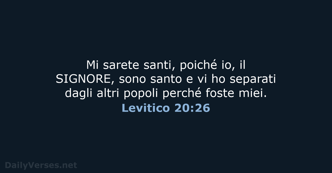 Levitico 20:26 - NR06
