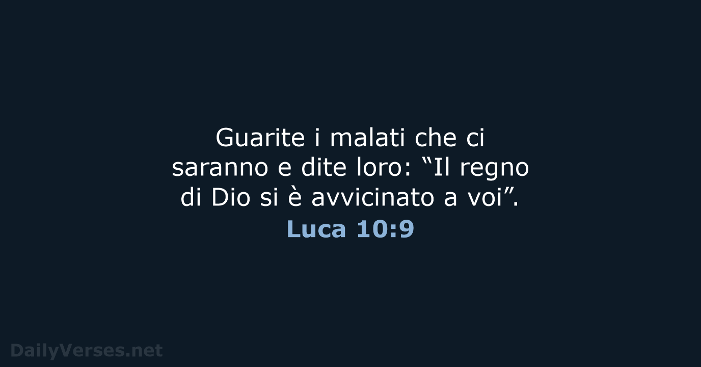 Luca 10:9 - NR06