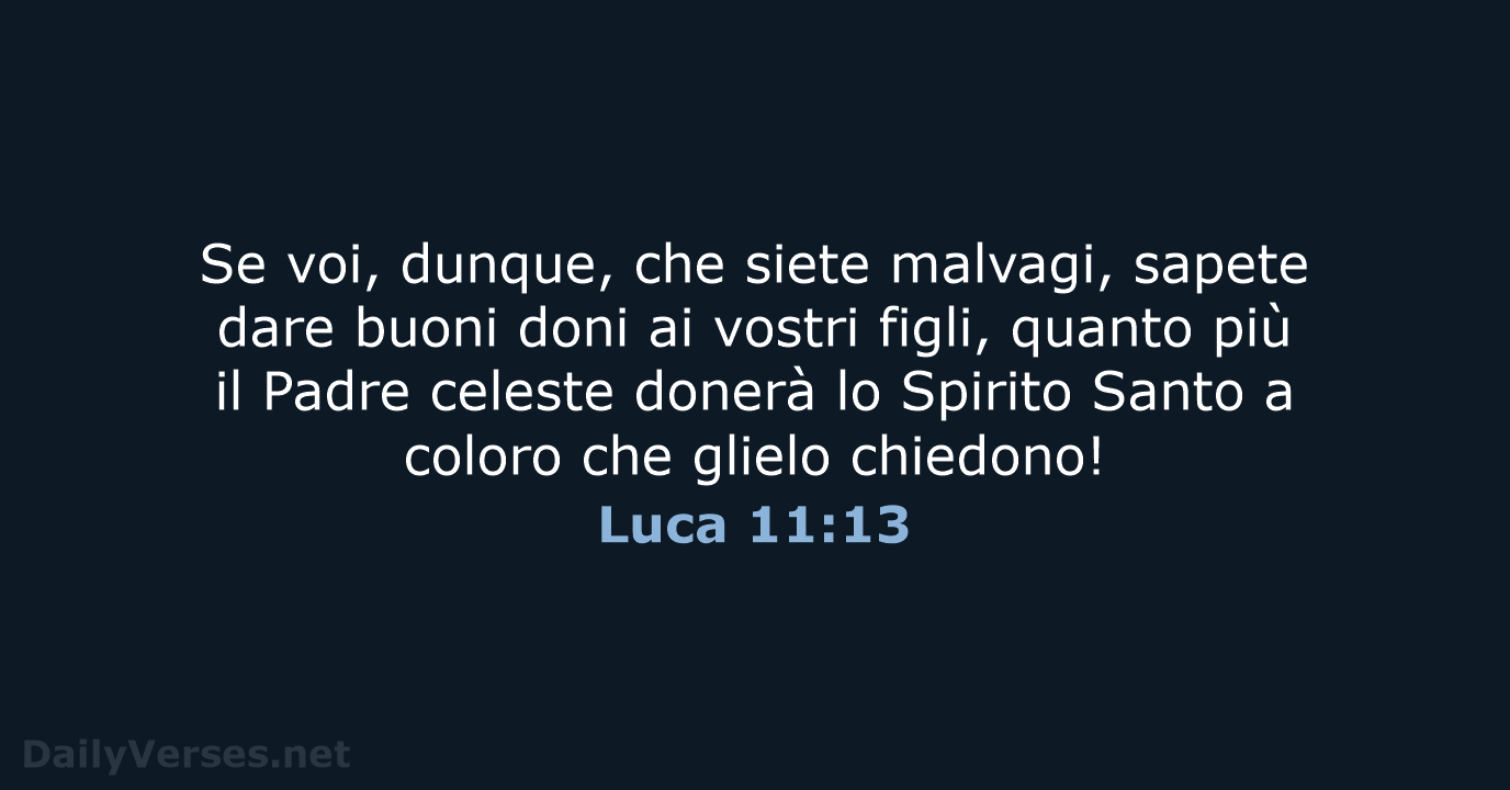 Luca 11:13 - NR06