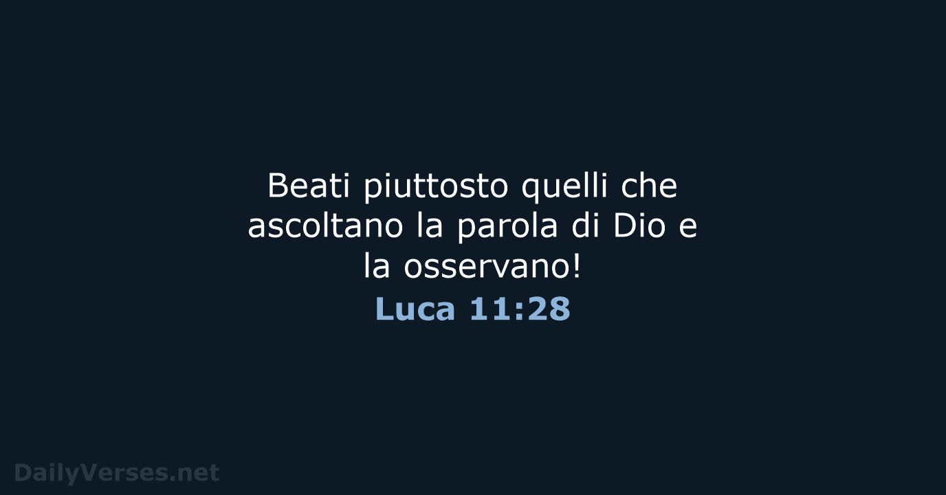 Luca 11:28 - NR06