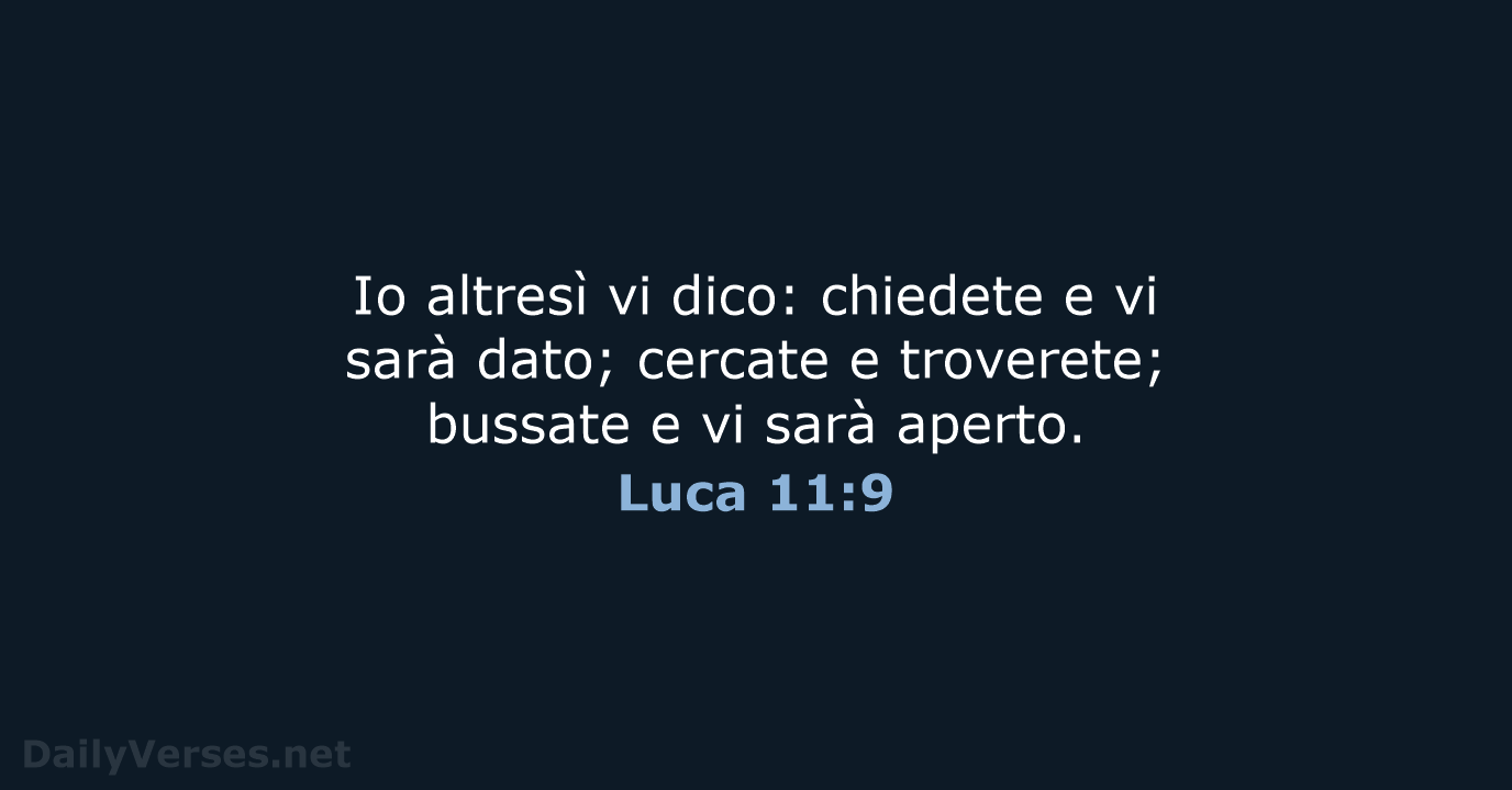 Luca 11:9 - NR06