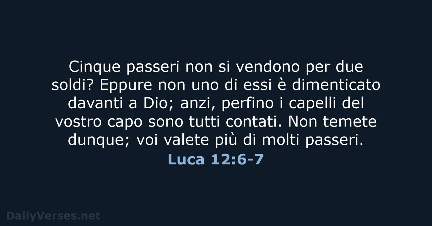 Luca 12:6-7 - NR06