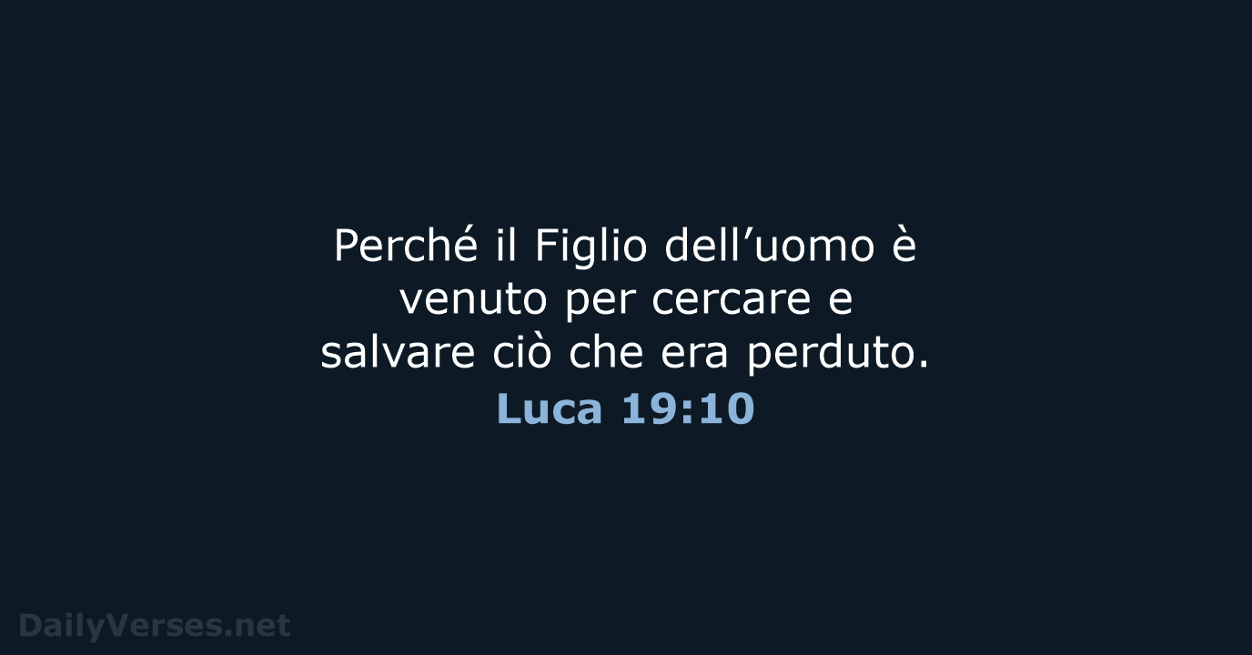 Luca 19:10 - NR06