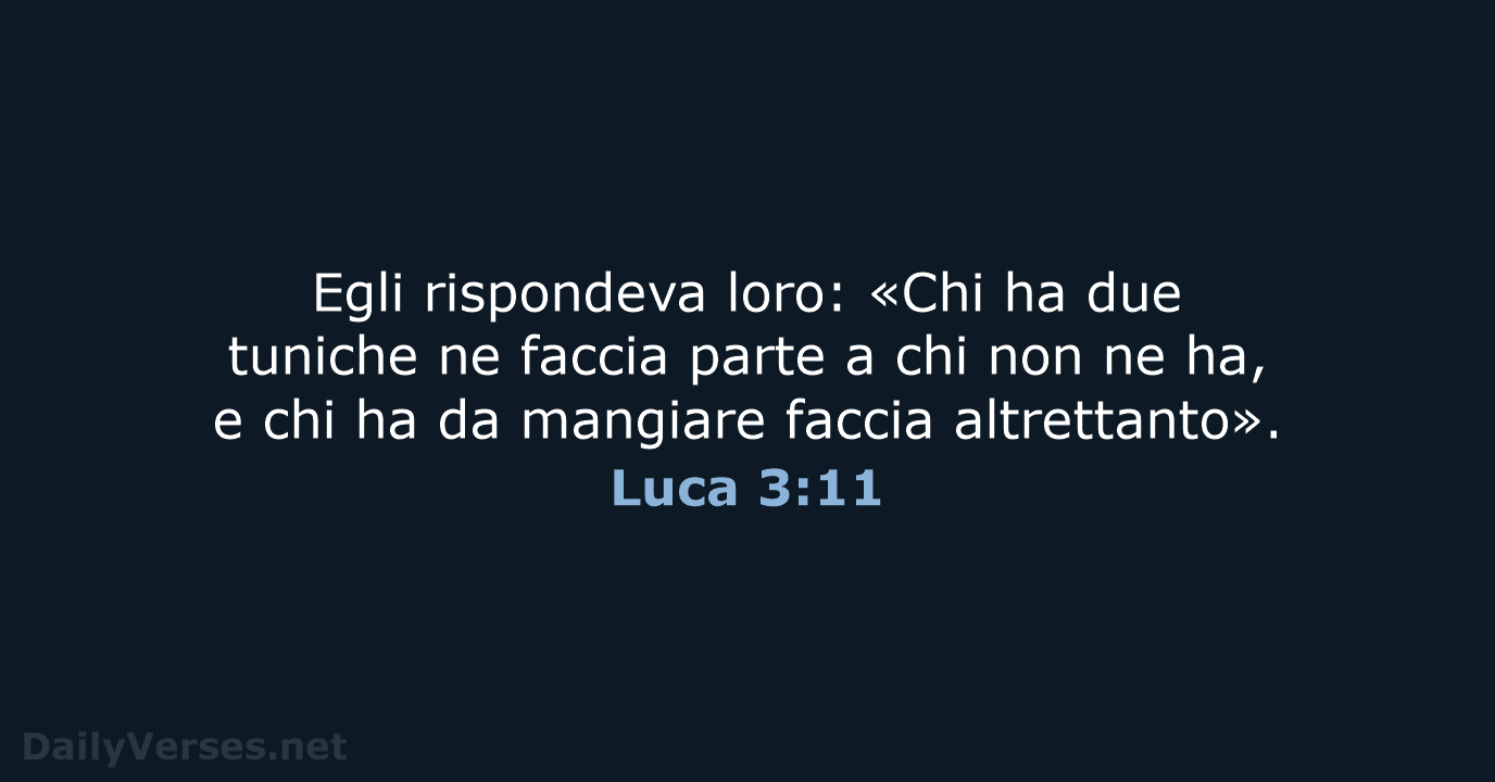 Luca 3:11 - NR06