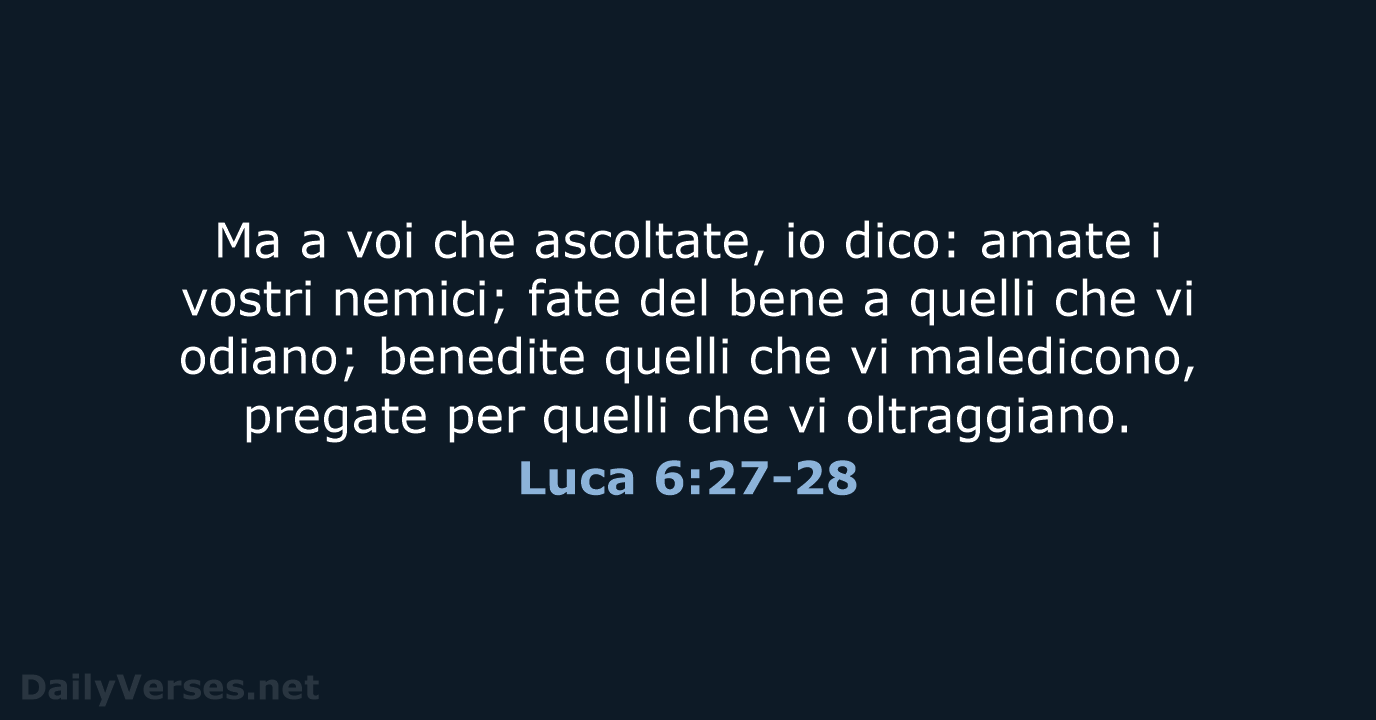 Luca 6:27-28 - NR06
