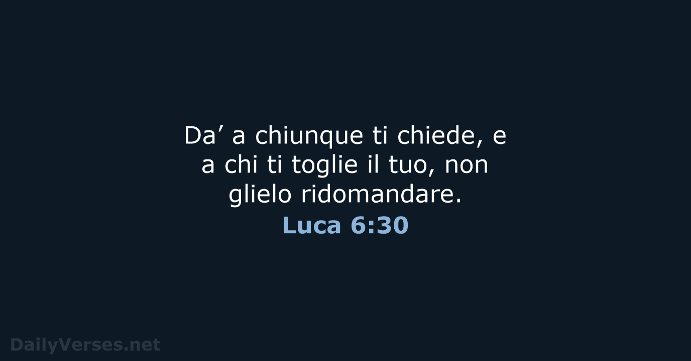Luca 6:30 - NR06