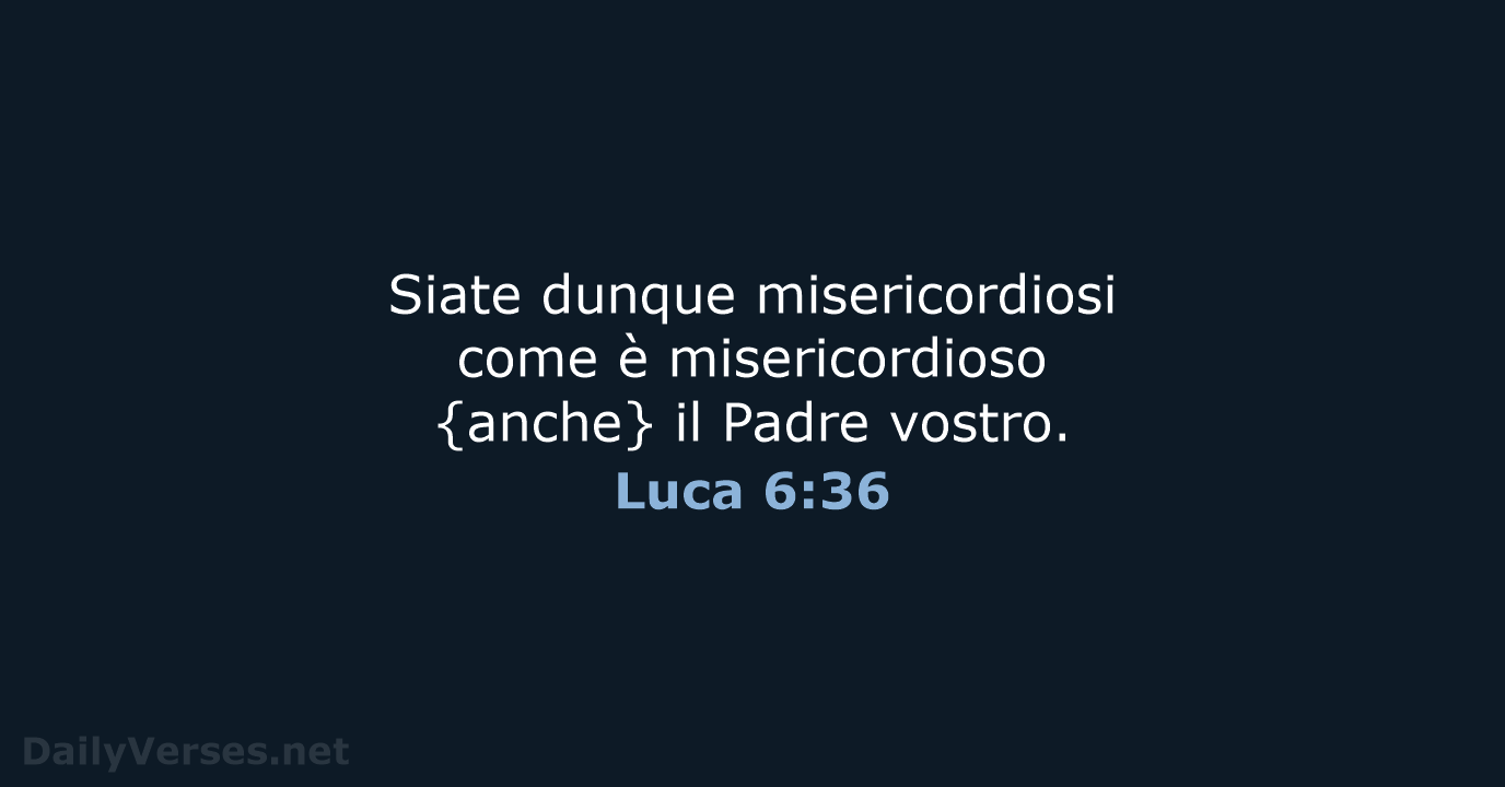 Luca 6:36 - NR06