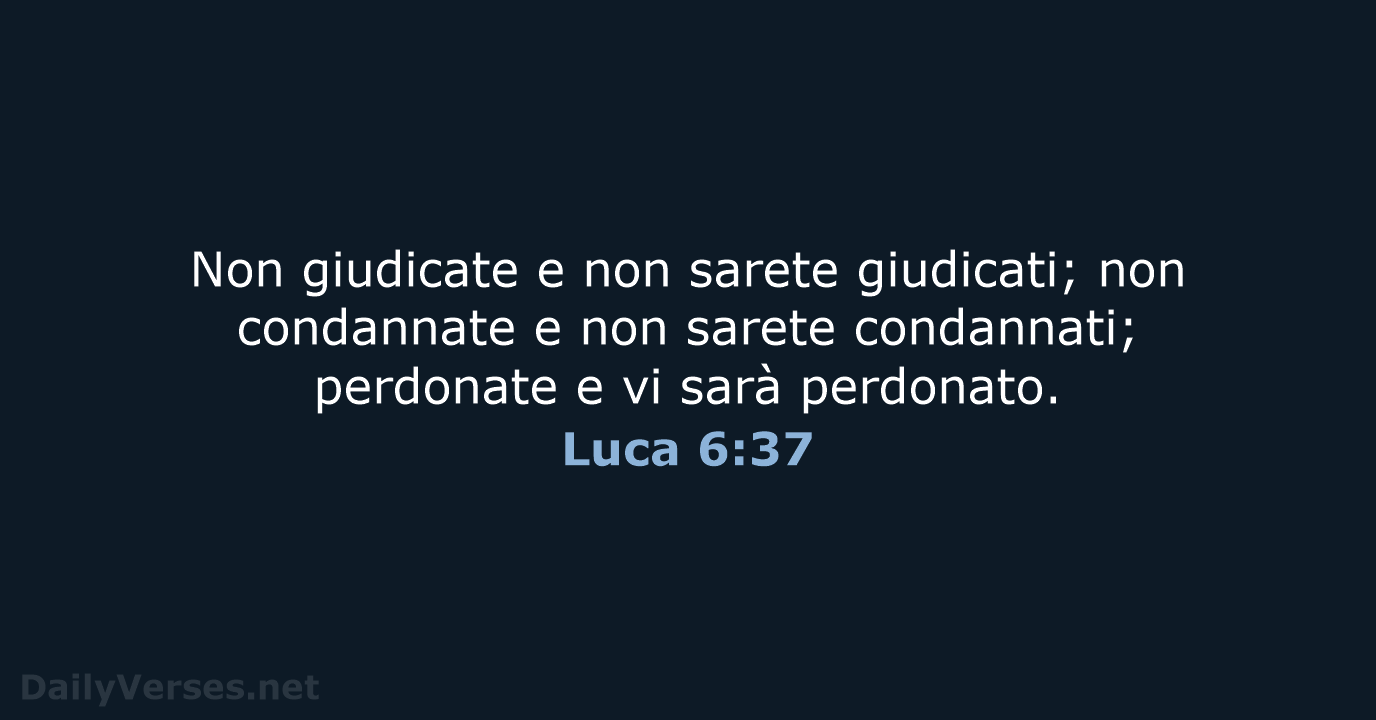 Luca 6:37 - NR06
