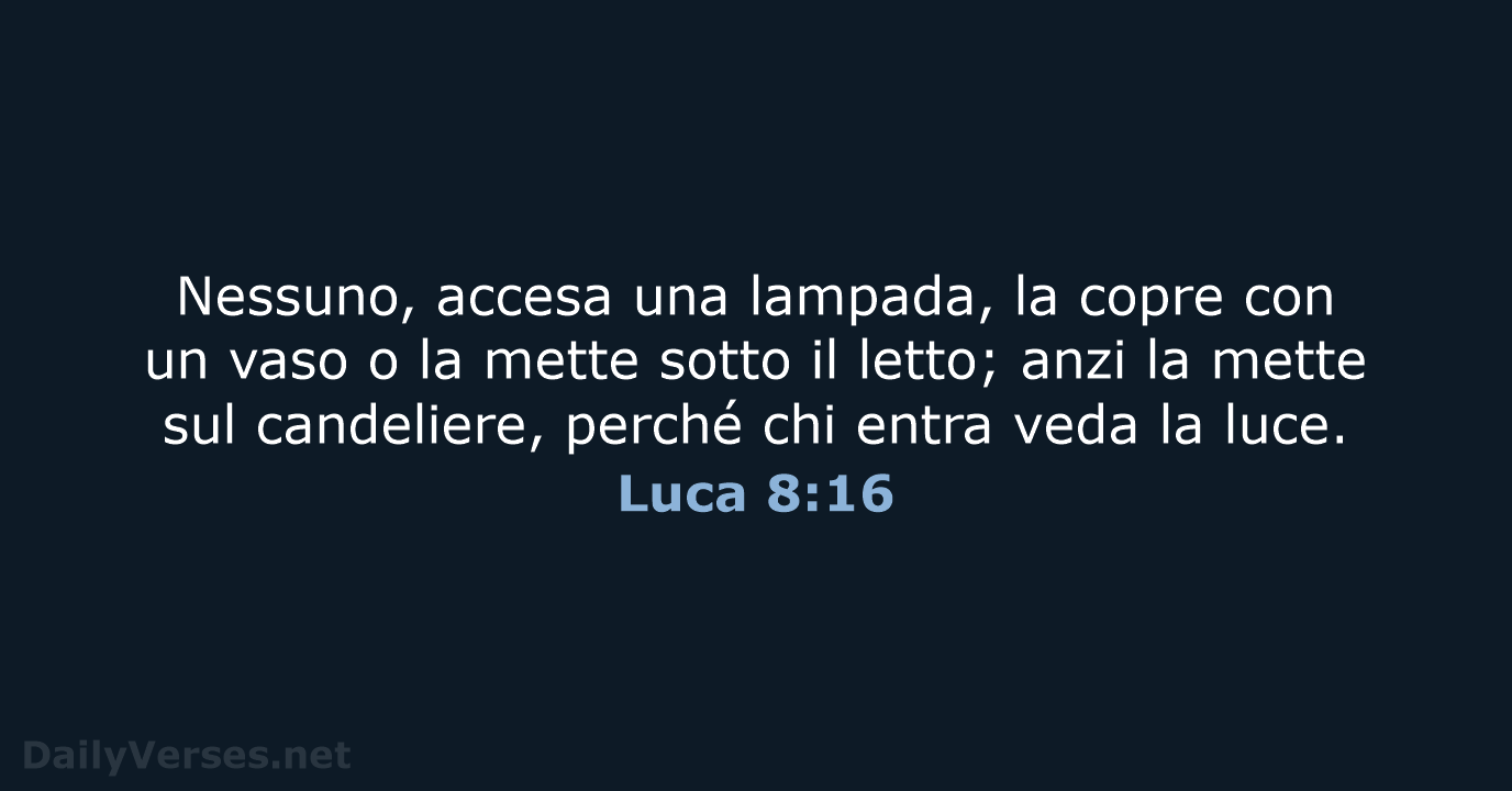Luca 8:16 - NR06