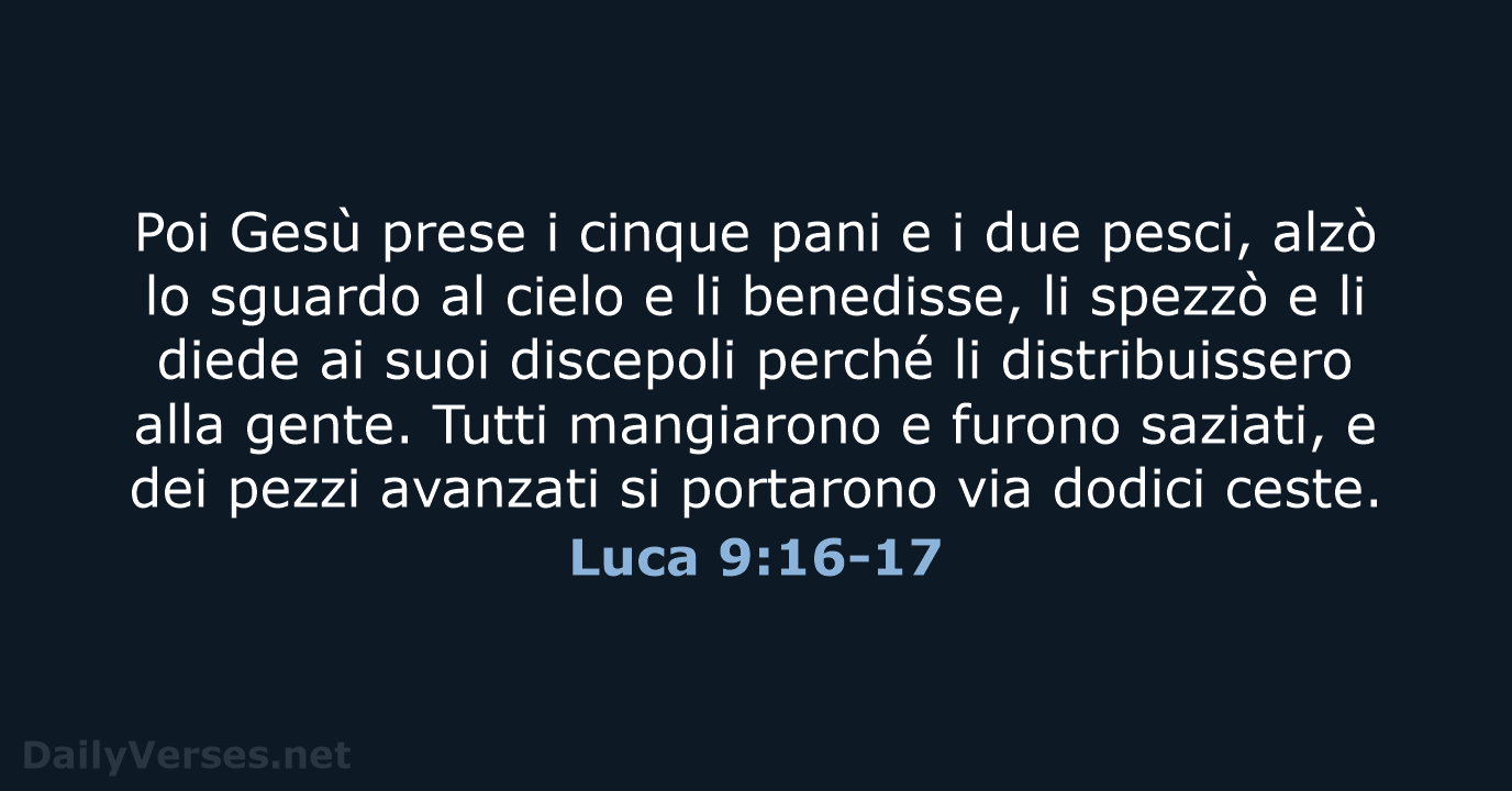 Luca 9:16-17 - NR06
