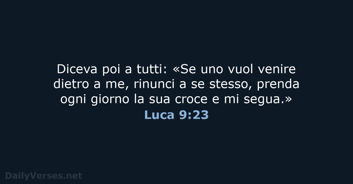 Luca 9:23 - NR06