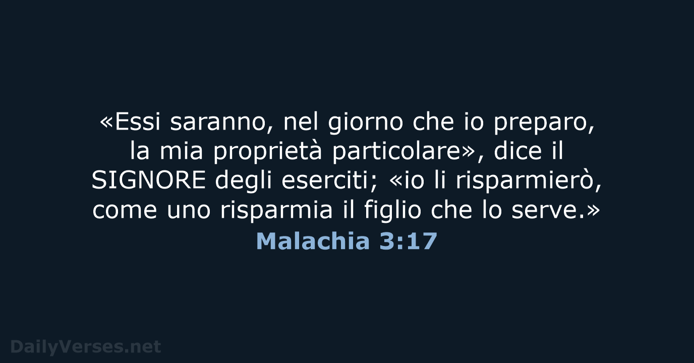 Malachia 3:17 - NR06
