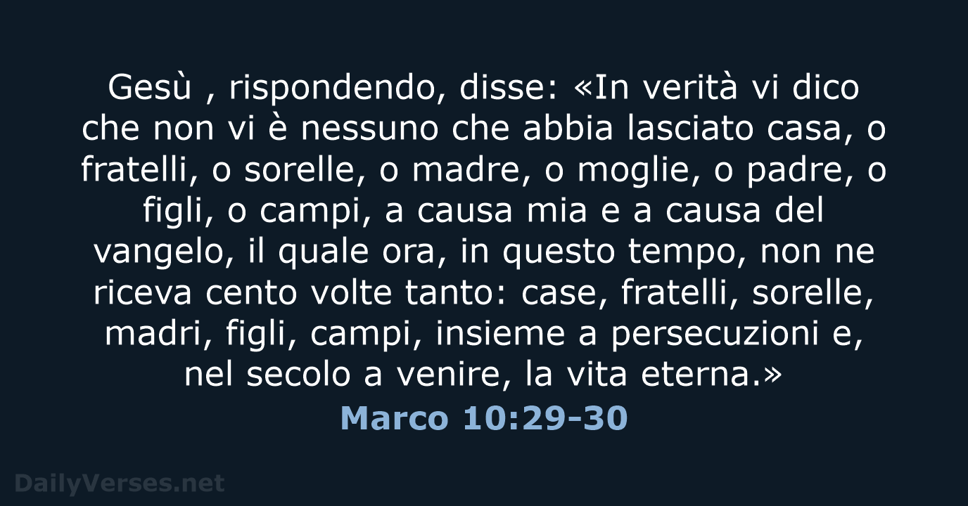 Marco 10:29-30 - NR06