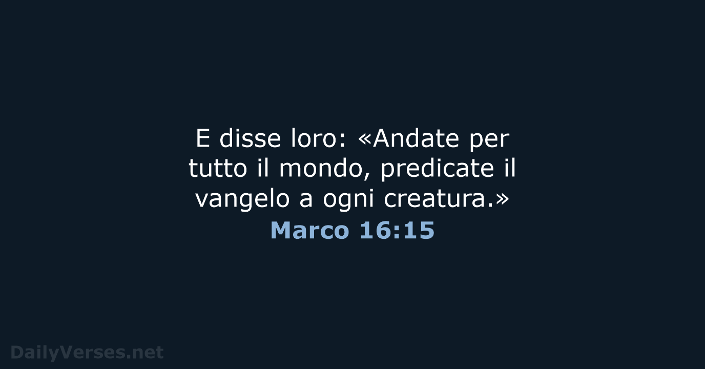 Marco 16:15 - NR06