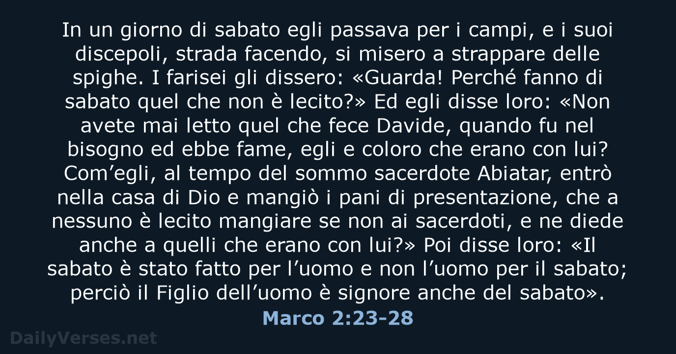Marco 2:23-28 - NR06
