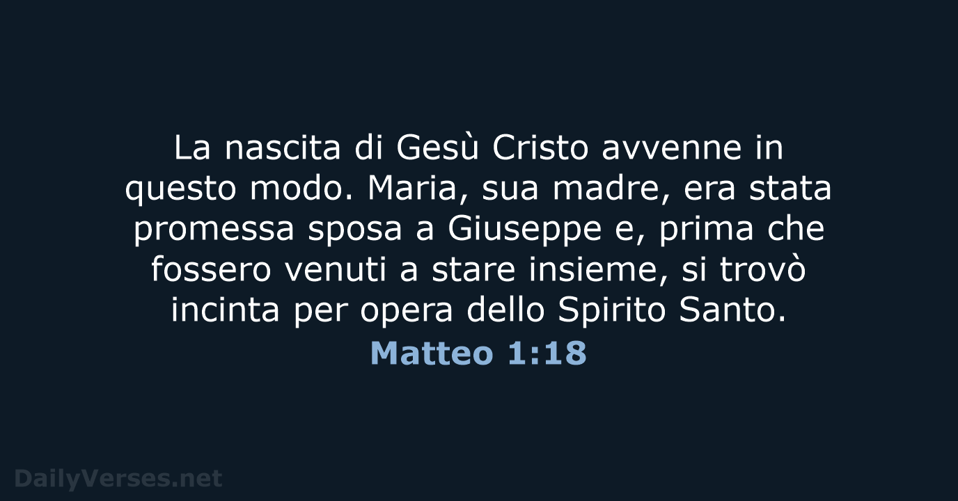 Matteo 1:18 - NR06