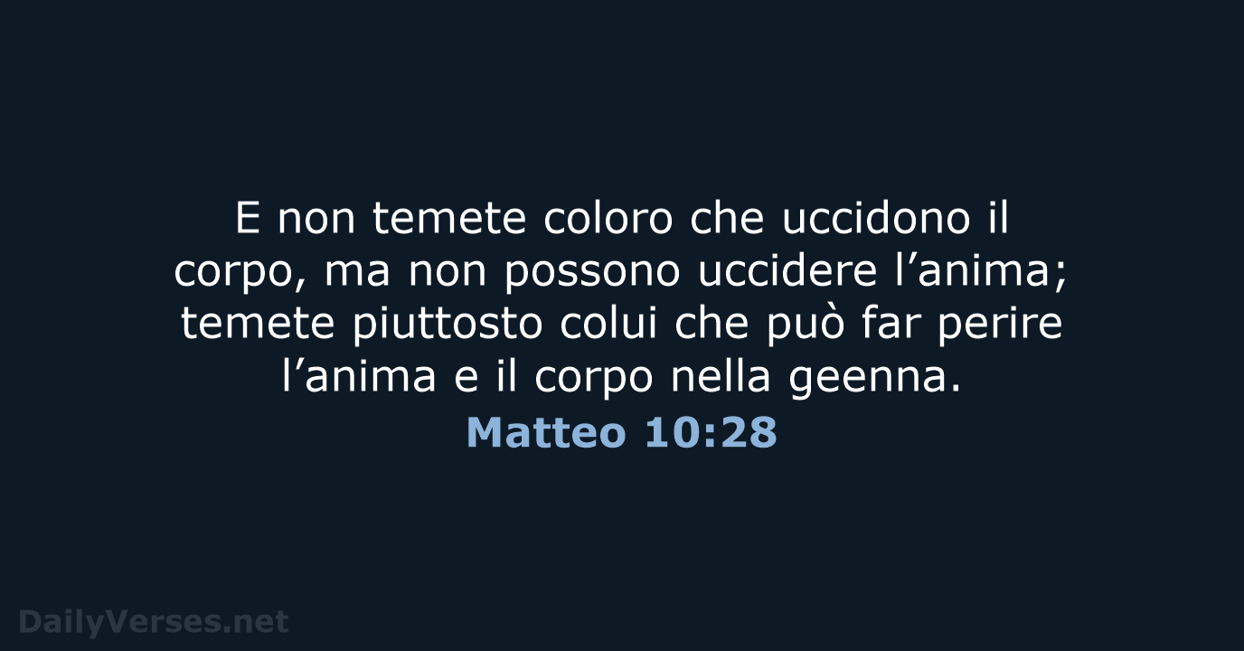 Matteo 10:28 - NR06