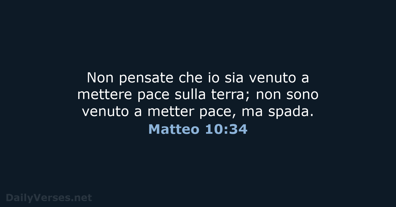 Matteo 10:34 - NR06
