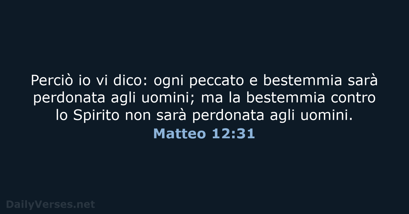 Matteo 12:31 - NR06