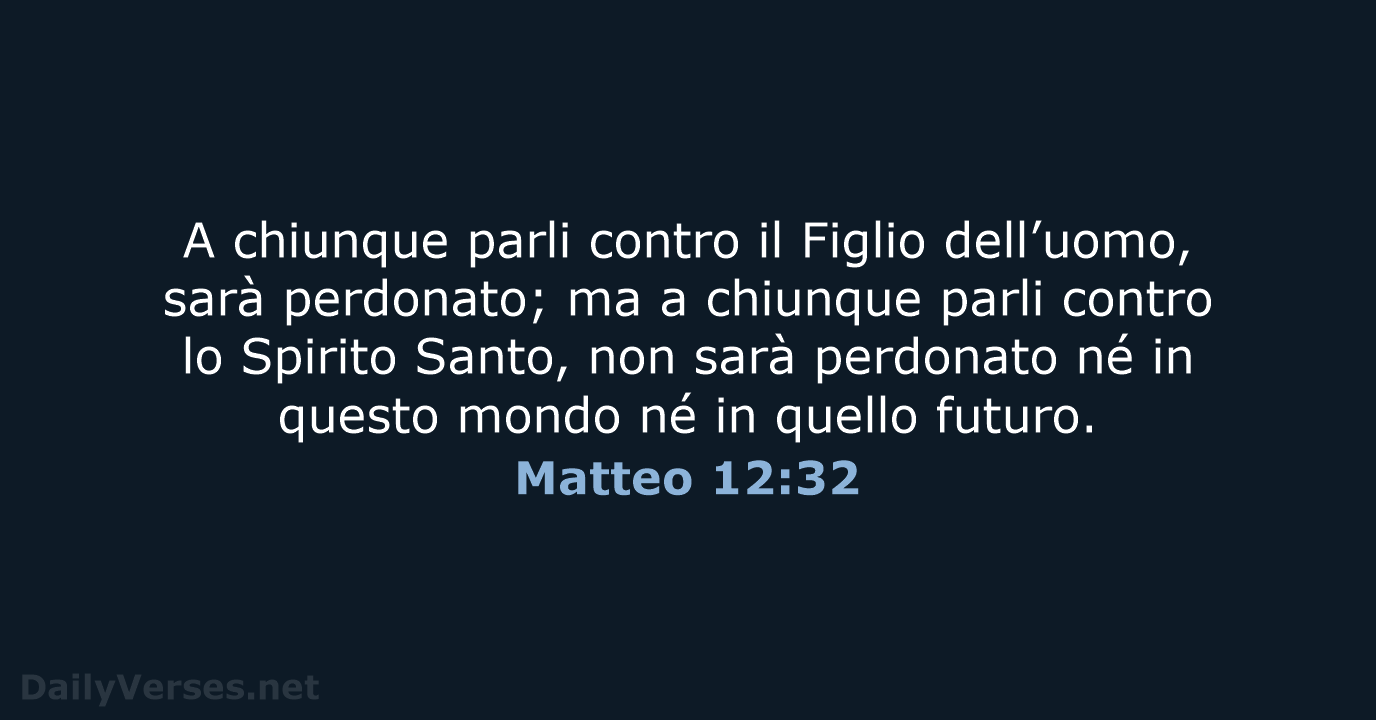 Matteo 12:32 - NR06