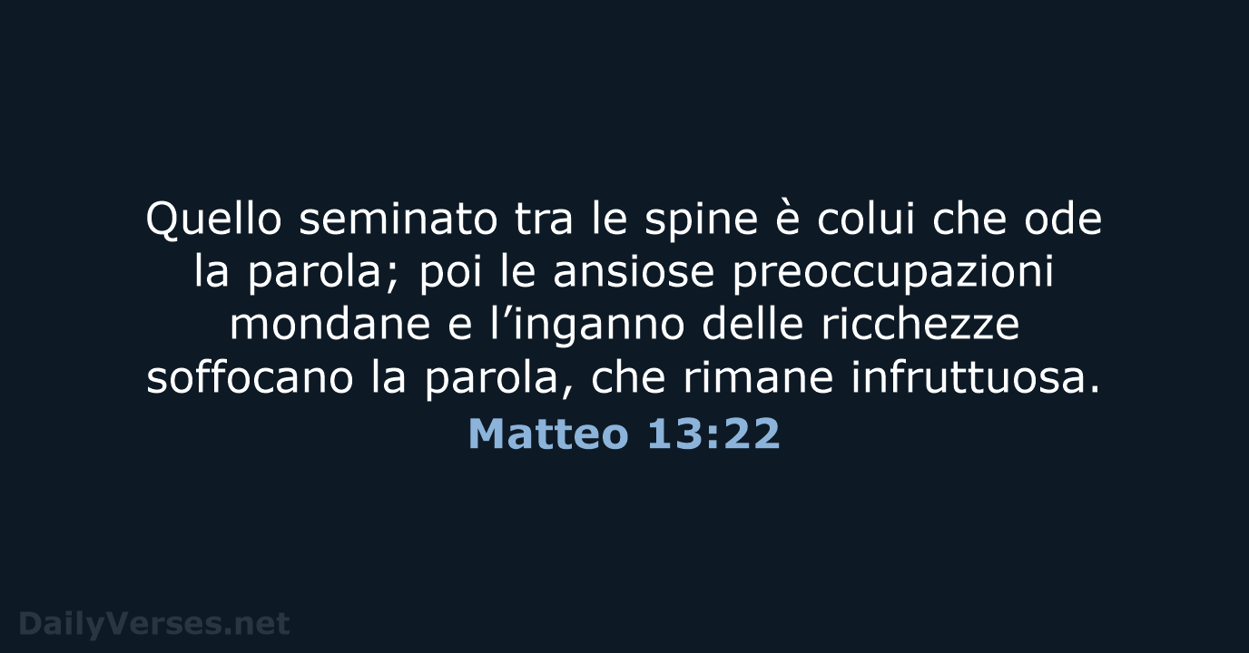 Matteo 13:22 - NR06
