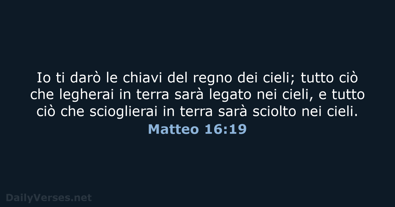 Matteo 16:19 - NR06