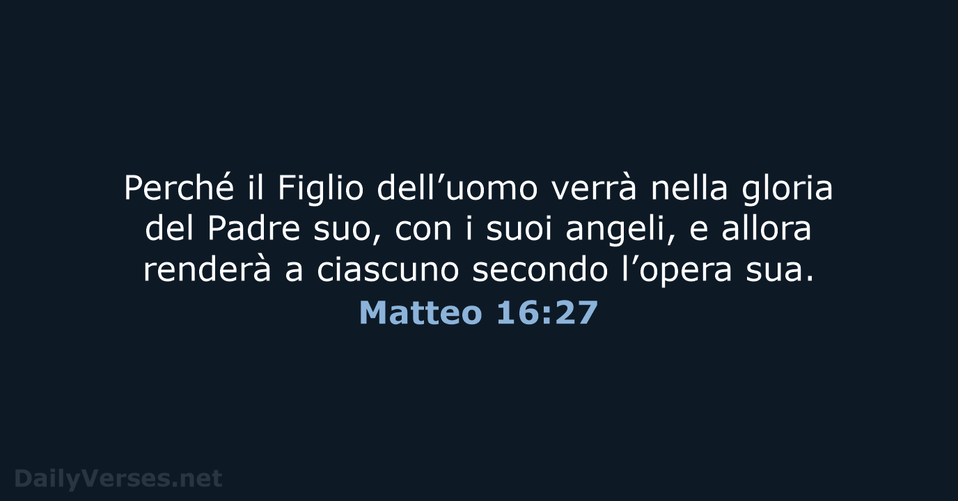 Matteo 16:27 - NR06