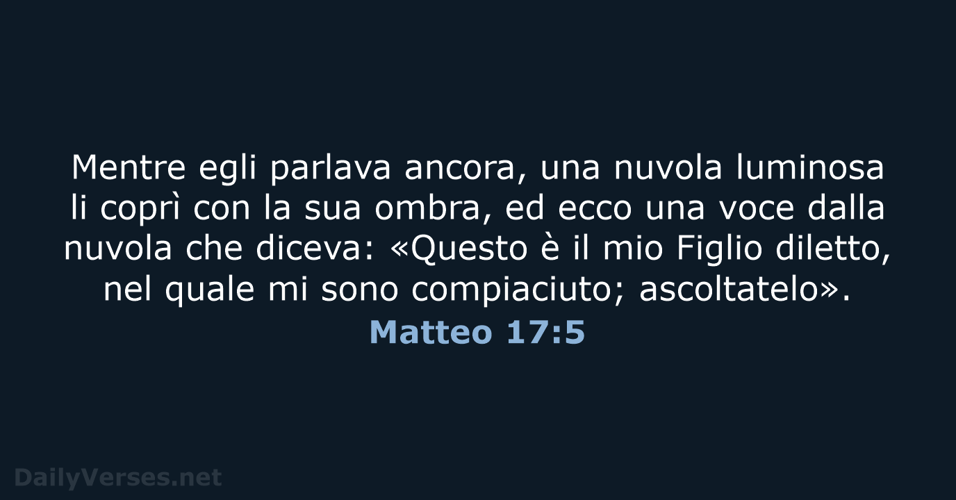 Matteo 17:5 - NR06