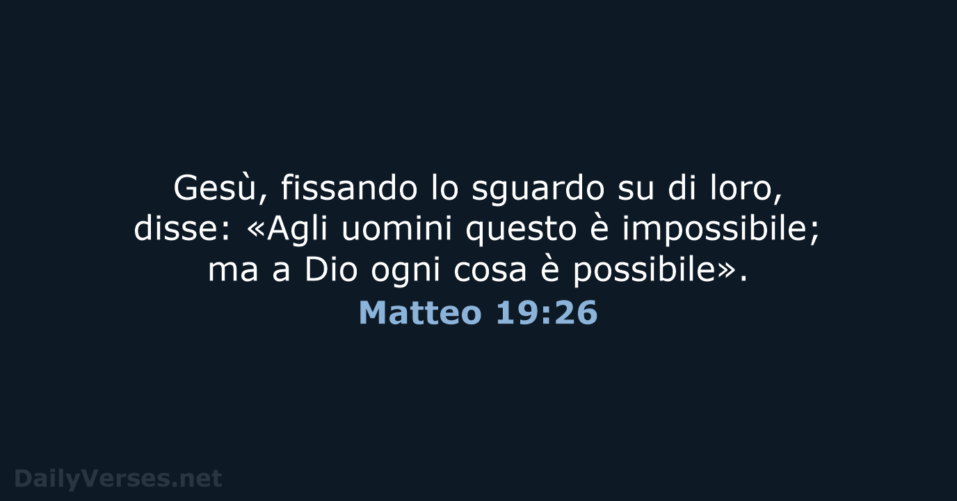 Matteo 19:26 - NR06