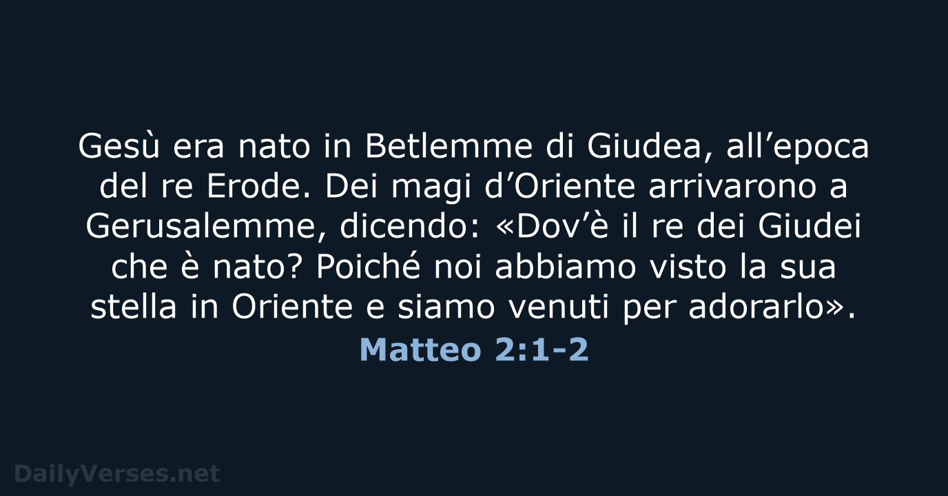 Matteo 2:1-2 - NR06