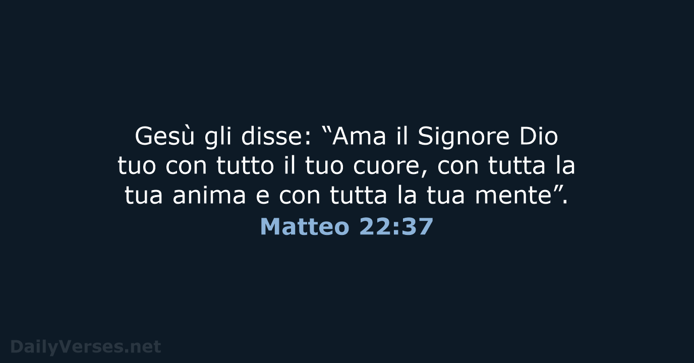 Matteo 22:37 - NR06