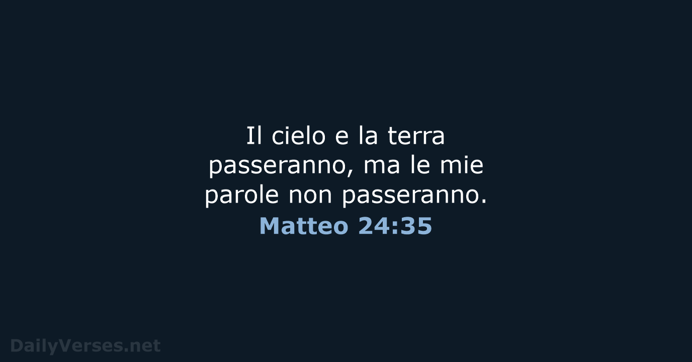 Matteo 24:35 - NR06