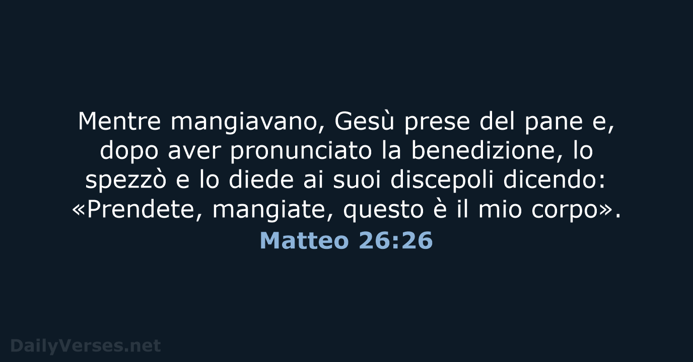 Matteo 26:26 - NR06