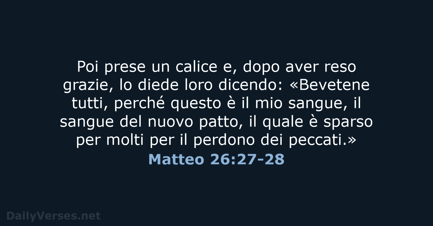 Matteo 26:27-28 - NR06