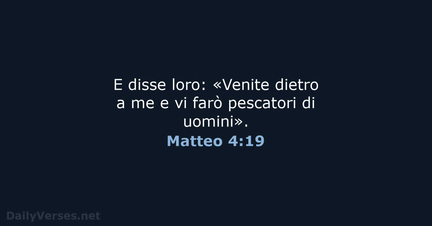 Matteo 4:19 - NR06