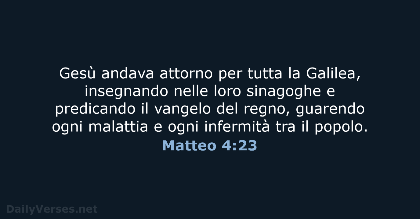 Matteo 4:23 - NR06