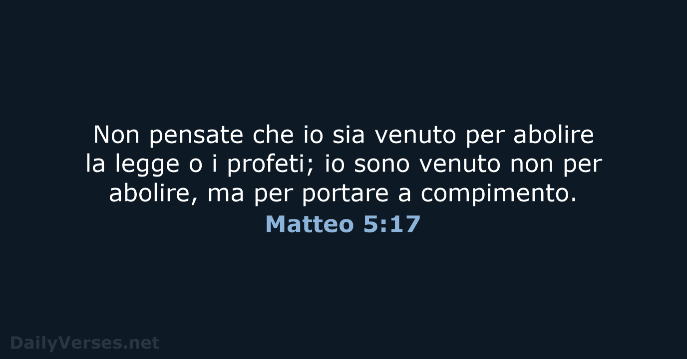 Matteo 5:17 - NR06