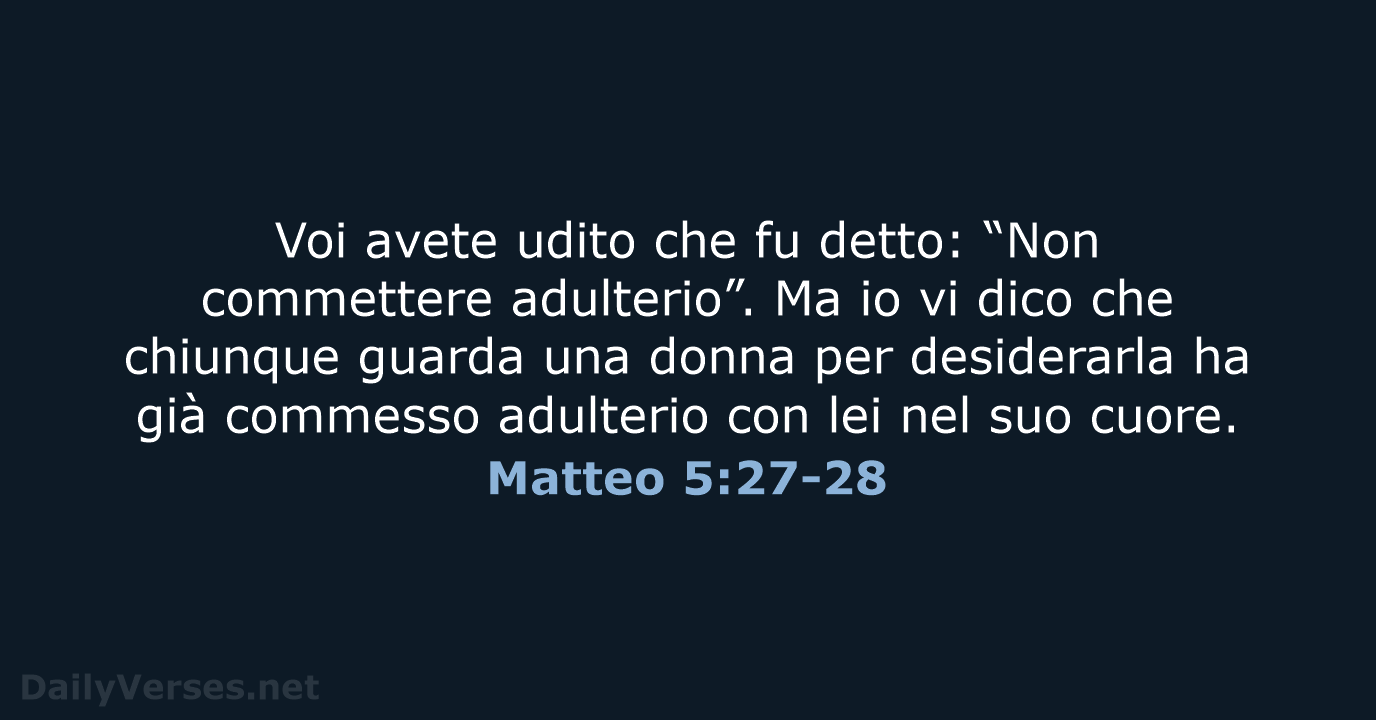 Matteo 5:27-28 - NR06