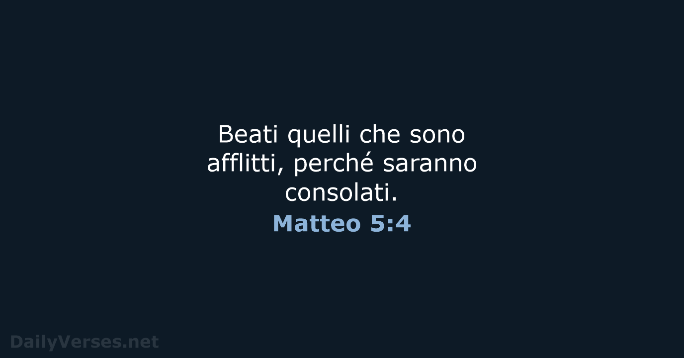 Matteo 5:4 - NR06