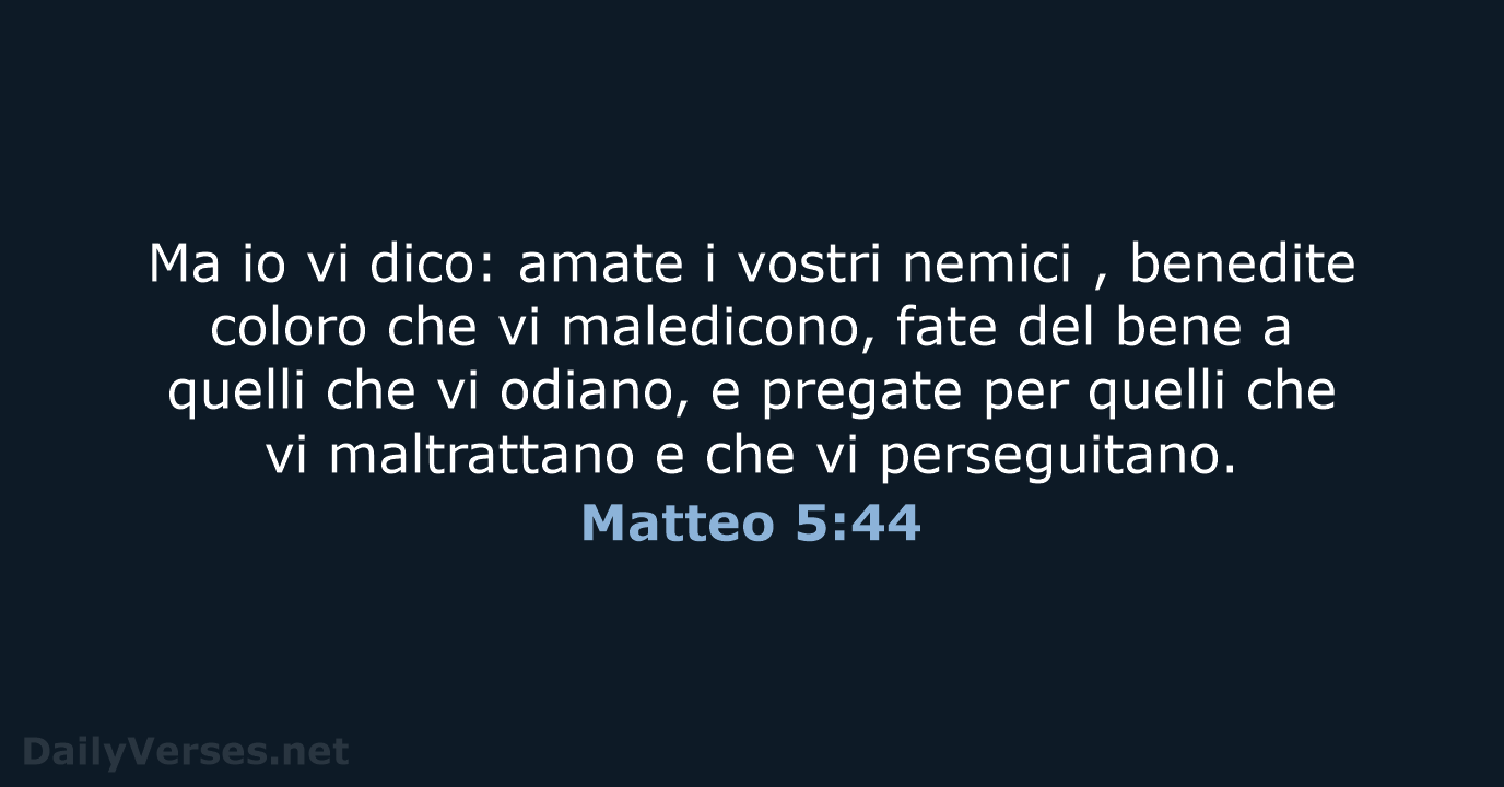 Matteo 5:44 - NR06