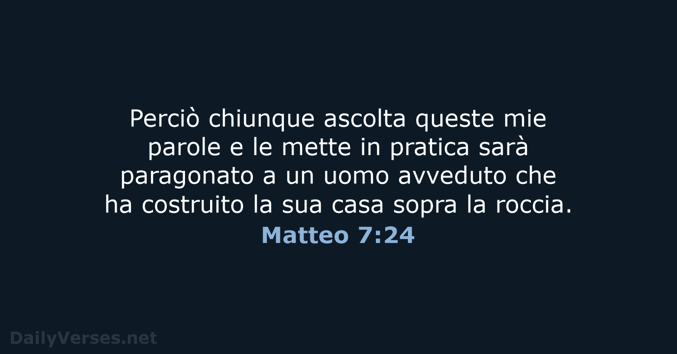 Matteo 7:24 - NR06