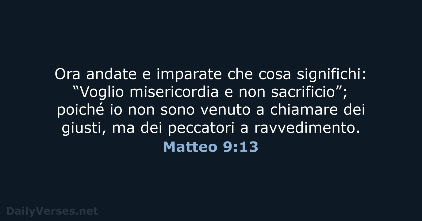 Matteo 9:13 - NR06