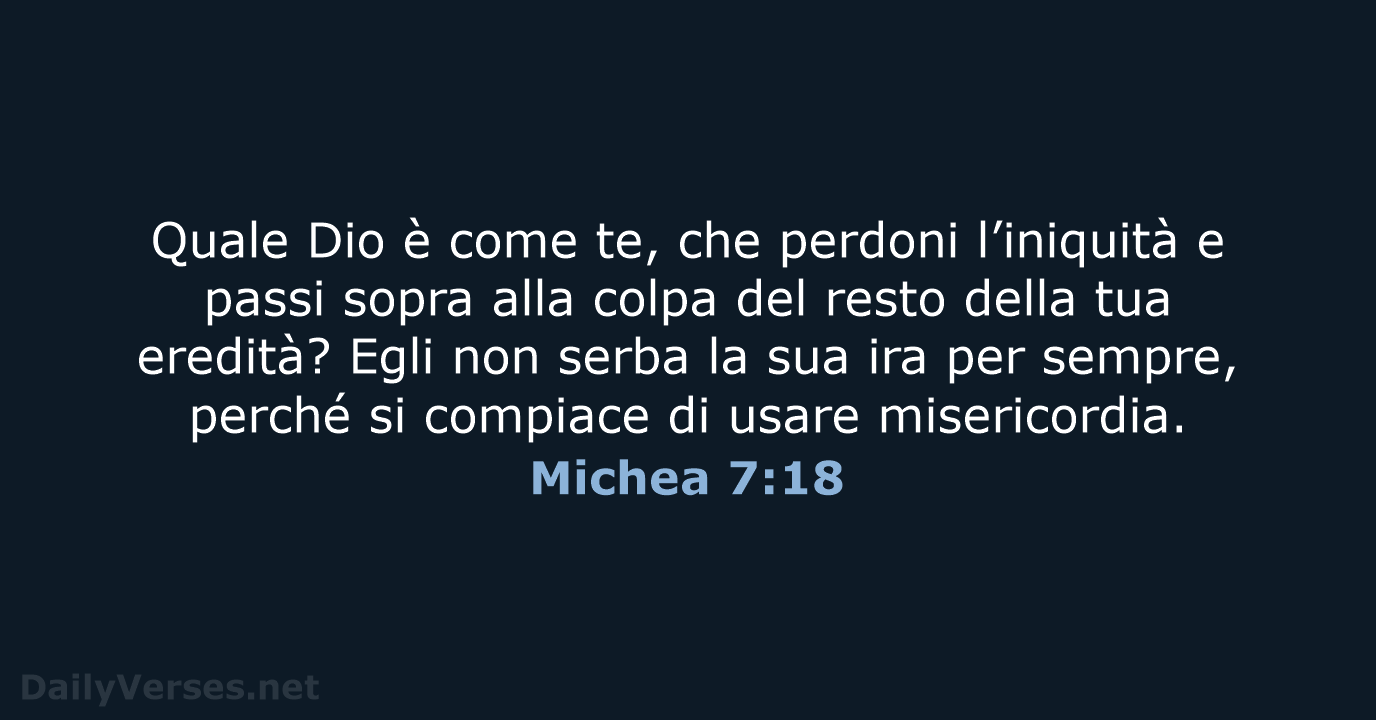 Michea 7:18 - NR06