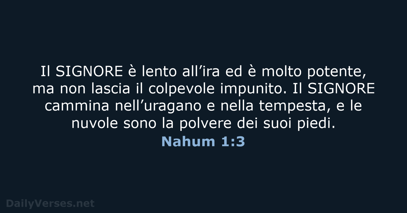 Nahum 1:3 - NR06