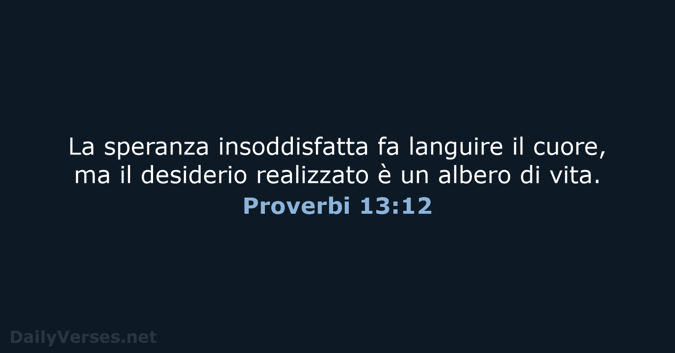 Proverbi 13:12 - NR06