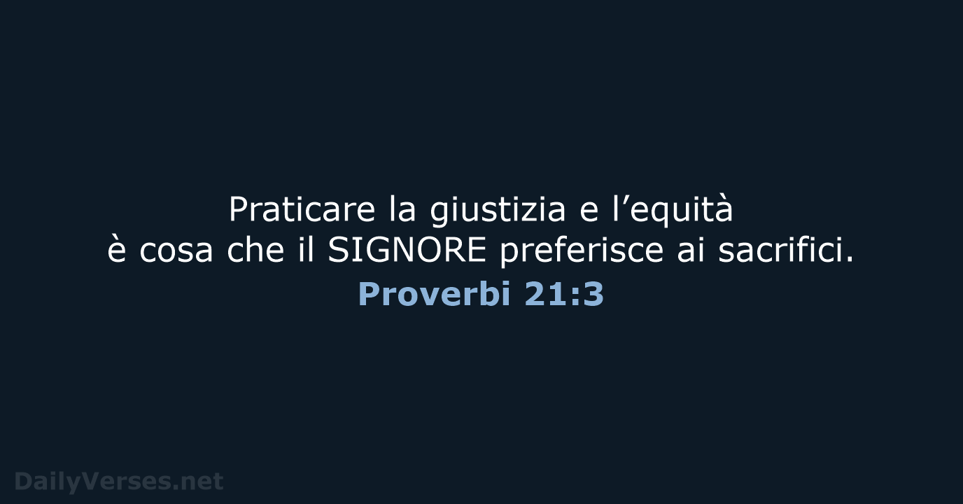 Proverbi 21:3 - NR06