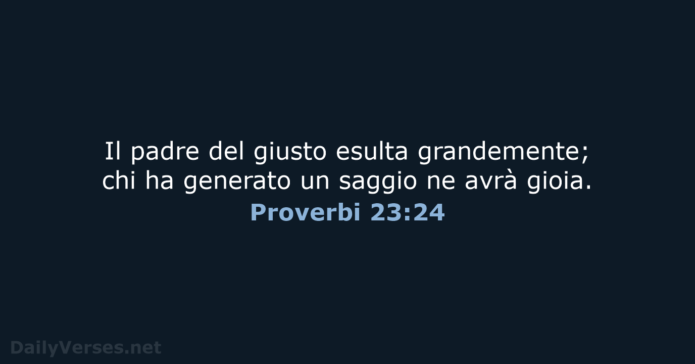 Proverbi 23:24 - NR06